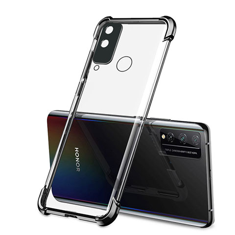 Coque Ultra Fine TPU Souple Housse Etui Transparente H02 pour Huawei Honor Play4T Noir