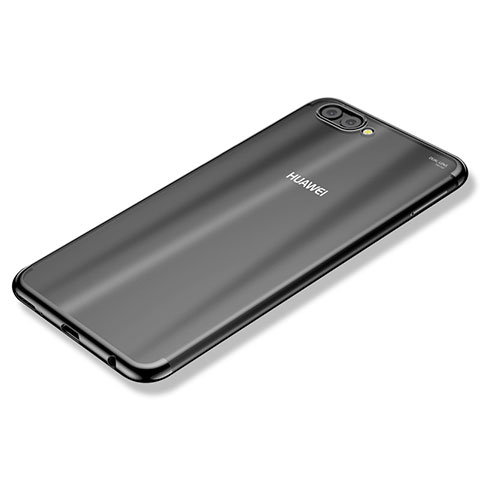 Coque Ultra Fine TPU Souple Housse Etui Transparente H02 pour Huawei Nova 2S Noir