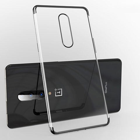 Coque Ultra Fine TPU Souple Housse Etui Transparente H02 pour OnePlus 7 Pro Noir