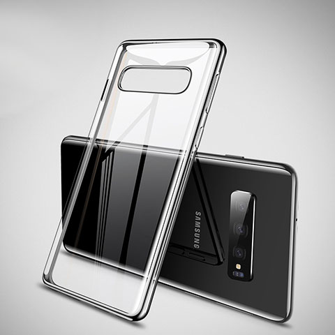Coque Ultra Fine TPU Souple Housse Etui Transparente H02 pour Samsung Galaxy S10 5G Noir