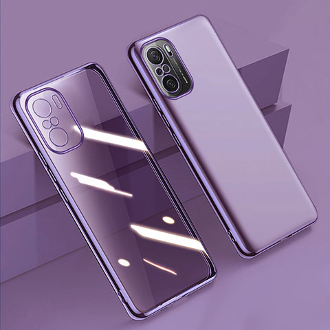 Coque Ultra Fine TPU Souple Housse Etui Transparente H02 pour Xiaomi Mi 11X 5G Violet