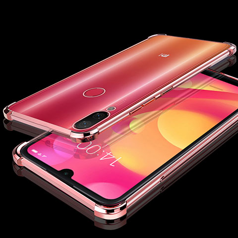 Coque Ultra Fine TPU Souple Housse Etui Transparente H02 pour Xiaomi Mi Play 4G Or Rose