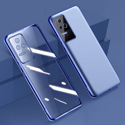 Coque Ultra Fine TPU Souple Housse Etui Transparente H02 pour Xiaomi Poco F4 5G Bleu