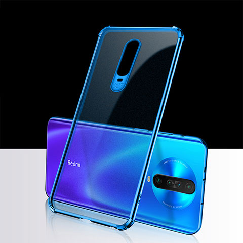 Coque Ultra Fine TPU Souple Housse Etui Transparente H02 pour Xiaomi Redmi K30 5G Bleu