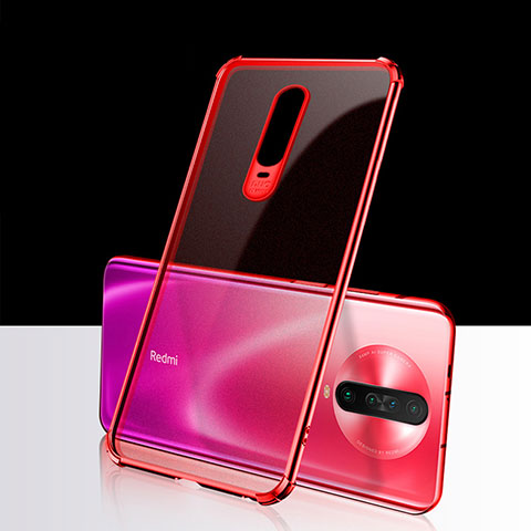 Coque Ultra Fine TPU Souple Housse Etui Transparente H02 pour Xiaomi Redmi K30 5G Rouge