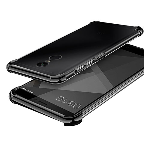 Coque Ultra Fine TPU Souple Housse Etui Transparente H02 pour Xiaomi Redmi Note 4 Noir