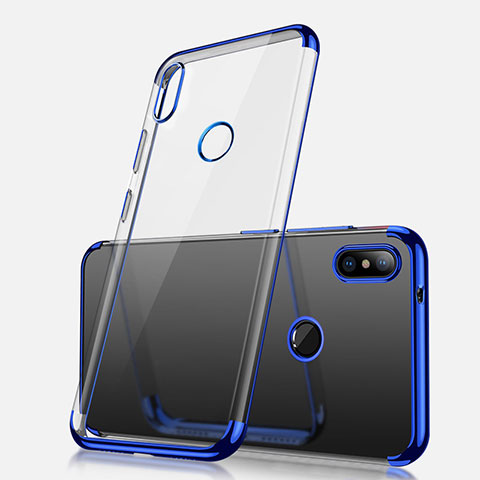 Coque Ultra Fine TPU Souple Housse Etui Transparente H02 pour Xiaomi Redmi Note 5 AI Dual Camera Bleu
