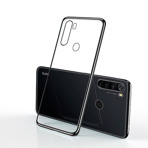 Coque Ultra Fine TPU Souple Housse Etui Transparente H02 pour Xiaomi Redmi Note 8T Noir