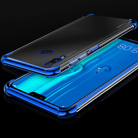 Coque Ultra Fine TPU Souple Housse Etui Transparente H03 pour Huawei Enjoy 9 Plus Bleu