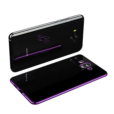 Coque Ultra Fine TPU Souple Housse Etui Transparente H03 pour Huawei Mate 10 Violet