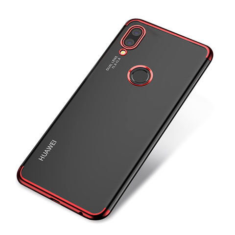 Coque Ultra Fine TPU Souple Housse Etui Transparente H03 pour Huawei Nova 3e Rouge