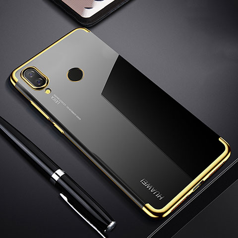 Coque Ultra Fine TPU Souple Housse Etui Transparente H03 pour Huawei P Smart+ Plus Or