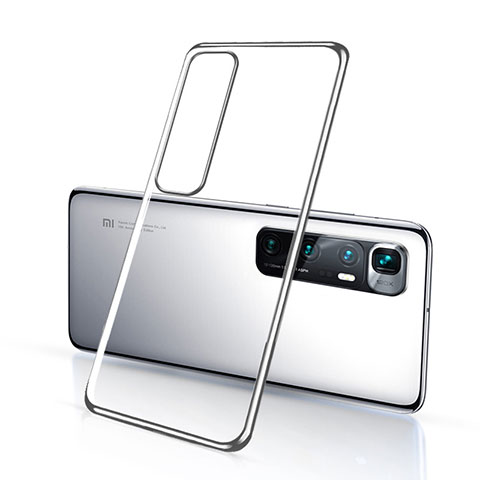 Coque Ultra Fine TPU Souple Housse Etui Transparente H03 pour Xiaomi Mi 10 Ultra Argent