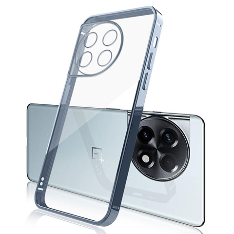 Coque Ultra Fine TPU Souple Housse Etui Transparente H04 pour OnePlus 11 5G Bleu