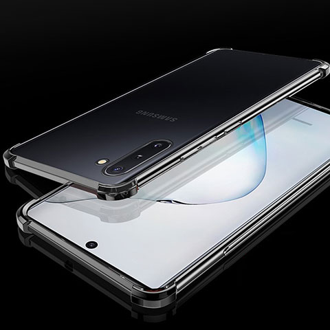 Coque Ultra Fine TPU Souple Housse Etui Transparente H04 pour Samsung Galaxy Note 10 Plus 5G Noir