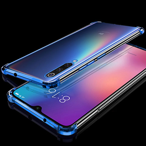 Coque Ultra Fine TPU Souple Housse Etui Transparente H04 pour Xiaomi Mi A3 Lite Bleu