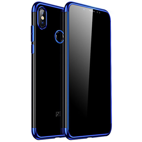 Coque Ultra Fine TPU Souple Housse Etui Transparente H04 pour Xiaomi Redmi Note 5 Bleu
