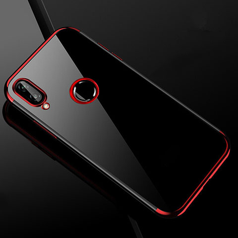 Coque Ultra Fine TPU Souple Housse Etui Transparente H04 pour Xiaomi Redmi Note 7 Pro Rouge