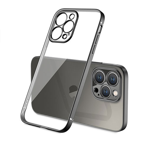 Coque Ultra Fine TPU Souple Housse Etui Transparente H05 pour Apple iPhone 13 Pro Noir