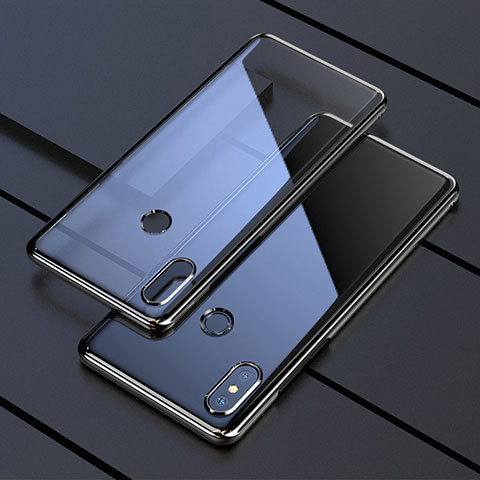 Coque Ultra Fine TPU Souple Housse Etui Transparente H05 pour Xiaomi Mi Mix 3 Noir