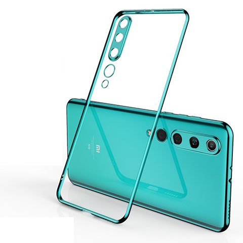 Coque Ultra Fine TPU Souple Housse Etui Transparente H06 pour Xiaomi Mi 10 Vert