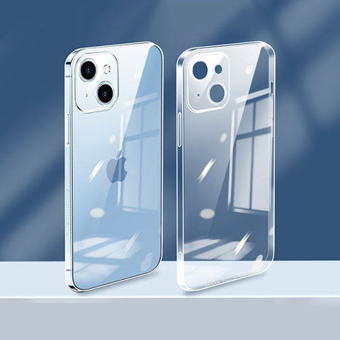 Coque Ultra Fine TPU Souple Housse Etui Transparente H08 pour Apple iPhone 14 Blanc