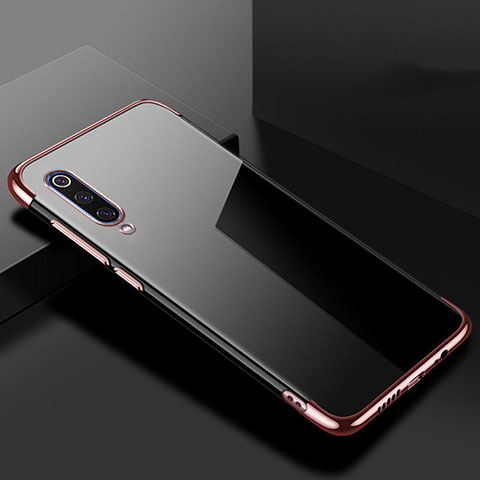 Coque Ultra Fine TPU Souple Housse Etui Transparente H08 pour Xiaomi Mi 9 Or Rose