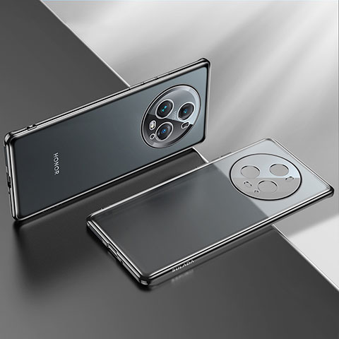 Coque Ultra Fine TPU Souple Housse Etui Transparente LD2 pour Huawei Honor Magic5 Pro 5G Noir