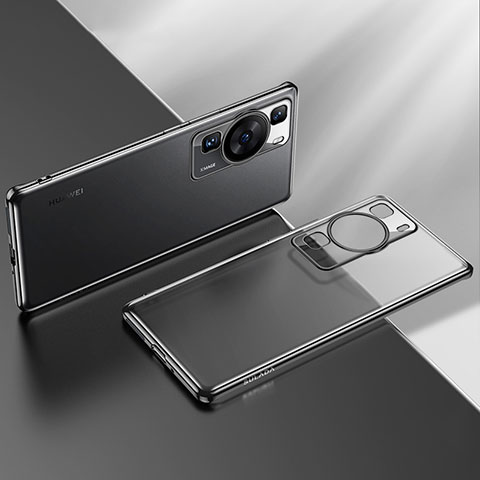 Coque Ultra Fine TPU Souple Housse Etui Transparente LD2 pour Huawei P60 Noir