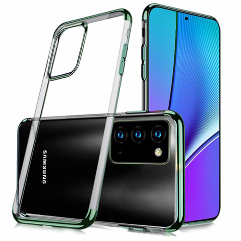 Coque Ultra Fine TPU Souple Housse Etui Transparente N02 pour Samsung Galaxy Note 20 5G Vert Nuit