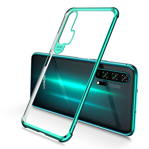 Coque Ultra Fine TPU Souple Housse Etui Transparente S01 pour Huawei Honor 20 Pro Vert
