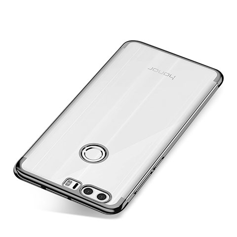 Coque Ultra Fine TPU Souple Housse Etui Transparente S01 pour Huawei Honor 8 Gris