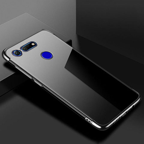 Coque Ultra Fine TPU Souple Housse Etui Transparente S01 pour Huawei Honor V20 Noir
