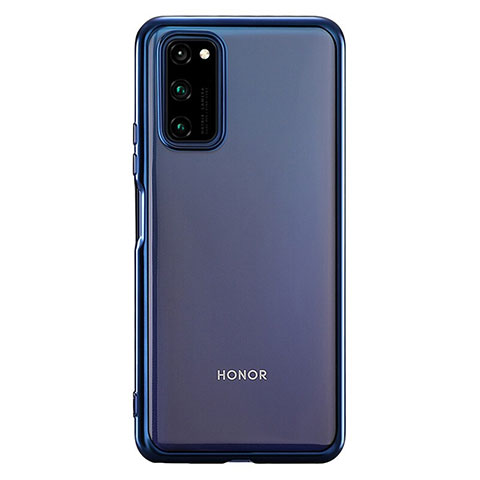 Coque Ultra Fine TPU Souple Housse Etui Transparente S01 pour Huawei Honor View 30 Pro 5G Bleu