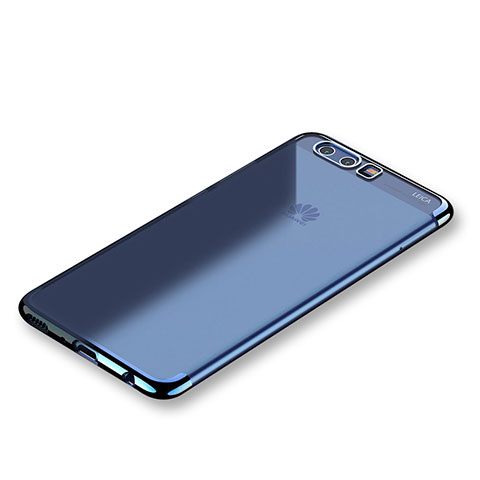Coque Ultra Fine TPU Souple Housse Etui Transparente S01 pour Huawei P10 Plus Bleu
