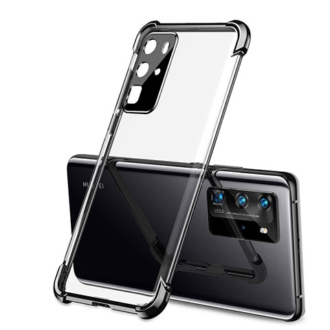 Coque Ultra Fine TPU Souple Housse Etui Transparente S01 pour Huawei P40 Pro Noir