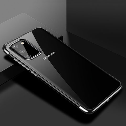 Coque Ultra Fine TPU Souple Housse Etui Transparente S01 pour Samsung Galaxy S20 5G Noir