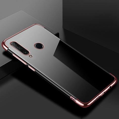 Coque Ultra Fine TPU Souple Housse Etui Transparente S02 pour Huawei Honor 20 Lite Or Rose