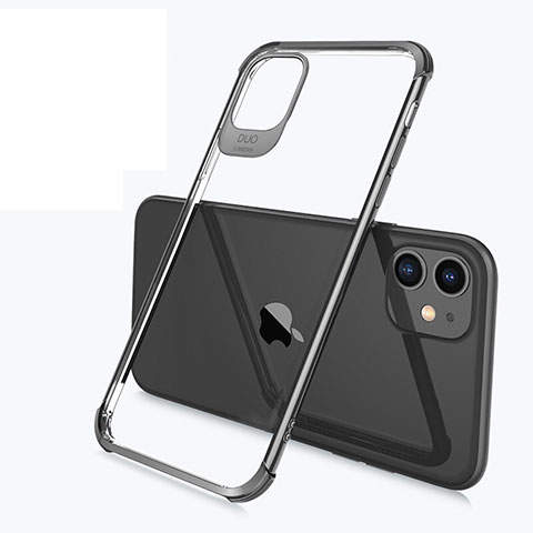 Coque Ultra Fine TPU Souple Housse Etui Transparente S03 pour Apple iPhone 11 Noir