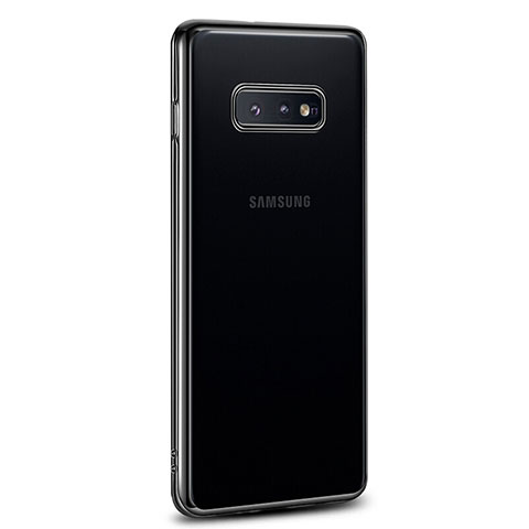 Coque Ultra Fine TPU Souple Housse Etui Transparente S03 pour Samsung Galaxy S10e Noir