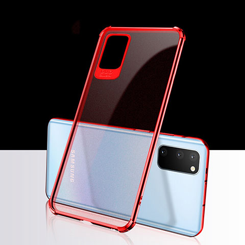 Coque Ultra Fine TPU Souple Housse Etui Transparente S03 pour Samsung Galaxy S20 Plus Rouge
