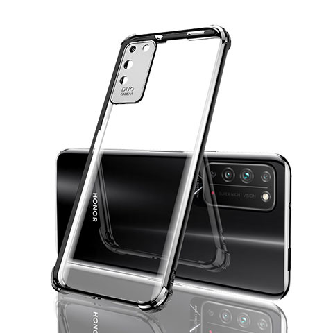 Coque Ultra Fine TPU Souple Housse Etui Transparente S04 pour Huawei Honor X10 5G Noir