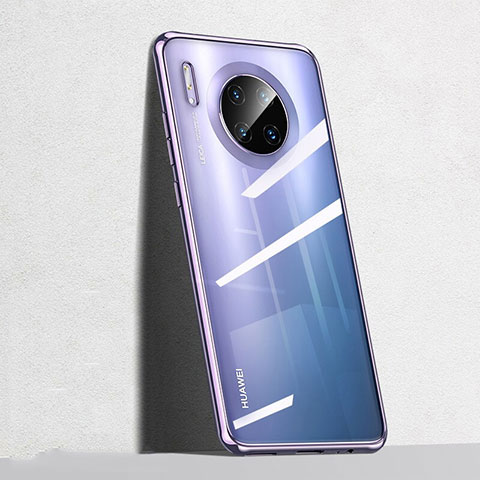 Coque Ultra Fine TPU Souple Housse Etui Transparente S04 pour Huawei Mate 30 5G Violet