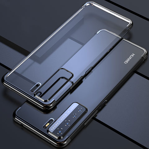 Coque Ultra Fine TPU Souple Housse Etui Transparente S04 pour Huawei Nova 7 SE 5G Noir