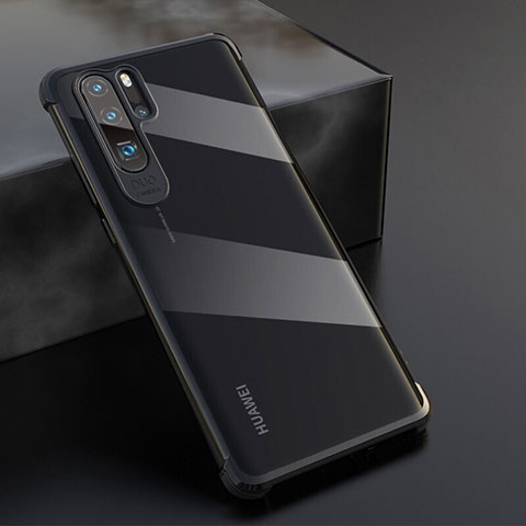 Coque Ultra Fine TPU Souple Housse Etui Transparente S04 pour Huawei P30 Pro Noir