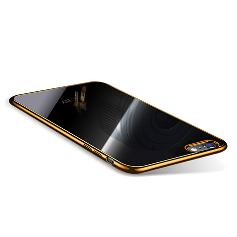 Coque Ultra Fine TPU Souple Housse Etui Transparente T08 pour Apple iPhone 6S Plus Or
