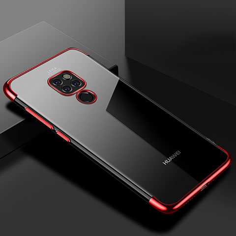 Coque Ultra Fine TPU Souple Housse Etui Transparente U01 pour Huawei Mate 20 Rouge