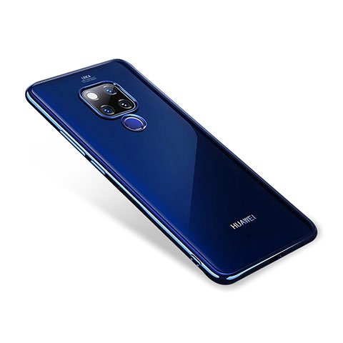 Coque Ultra Fine TPU Souple Transparente T02 pour Huawei Mate 20 Bleu