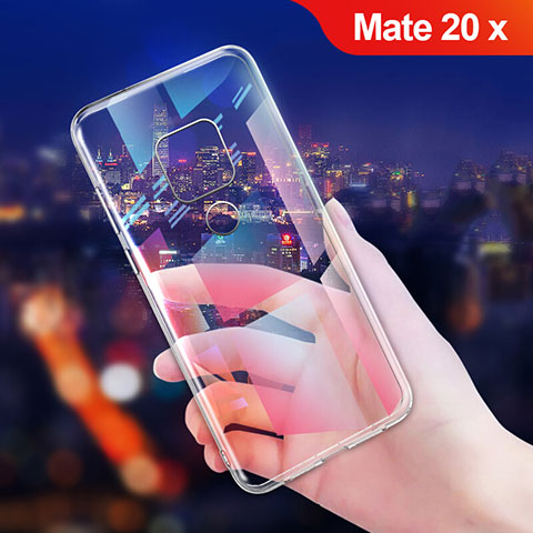 Coque Ultra Fine TPU Souple Transparente T06 pour Huawei Mate 20 X 5G Clair