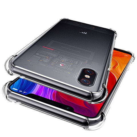 Coque Ultra Fine TPU Souple Transparente T06 pour Xiaomi Mi 8 Pro Global Version Clair